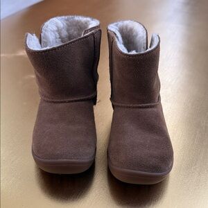 UGG Tan Suede Boots with Plush Lining